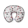 Bacati - 3 Pc Lumberjack Red Black Gray Boys Hugster Feeding & Infant Support Nursing Pillow