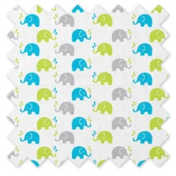 Bacati - Elephants Aqua/Lime/Gray Muslin 2 Pc Security Blankets 15 Bacati - Elephants Aqua/Lime/Gray Muslin 2 Pc Security Blankets -Bacati GUEST 6dda2438 a71f 4b8e bcd7 29a8674c7e1c 1