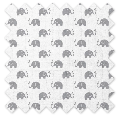 Bacati - Elephants Aqua/Lime/Gray Muslin 2 Pc Security Blankets 9 Bacati - Elephants Aqua/Lime/Gray Muslin 2 Pc Security Blankets - Image 7