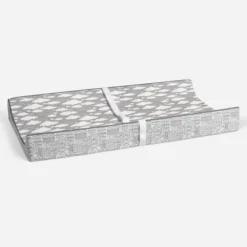 Bacati - Clouds In The City Gray Clouds Quilted Changing Pad Cover -Bacati GUEST 73bf13f7 2cc9 4b9b 9f08 d064ff4b707e