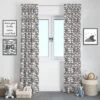 Bacati - Clouds In The City Grey Clouds Cotton Printed Single Window Curtain Panel -Bacati GUEST 769a4cde 00d7 40e6 9119 b332169ff68a 1