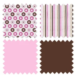 Bacati - Mod Dots/Stripes Long Crib Rail Guard Cover Pink/Chocolate -Bacati GUEST 779f7bc1 5a10 4b07 be72 77fa5c0e1f35 1