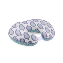 Bacati - 3 Pc Isabella Paisley Aqua/Purple Hugster Feeding & Infant Support Nursing Pillow -Bacati GUEST 7b1c62b5 a37e 4b56 9126 0d9c9a01f07f