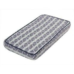 Bacati - Emma Mint/Navy Large Triangles Quilted Muslin Changing Pad Cover -Bacati GUEST 7bd2b668 c385 452b bffd 6bf429e69da7
