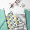 Bacati - Elephants Mint/Yellow/Gray 4 Pc Crib Bedding Set With Diaper Caddy 1 Bacati - Elephants Mint/Yellow/Gray 4 Pc Crib Bedding Set With Diaper Caddy -Bacati GUEST 7ca88423 27eb 4b1c 8c94 d59c572f3157