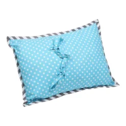 Bacati - Elephants Aqua/Lime/Grey Throw Pillow