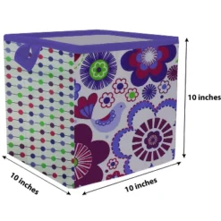 Bacati - Botanical Purple Storage Box Small -Bacati GUEST 7ea3893e d496 4c87 a62c 57e6eec2ffdd