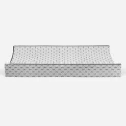 Bacati - Mustache Quilted Muslin Changing Pad Cover Gray -Bacati GUEST 8039a01a bd6e 4ac4 a6c5 0c4c401b7b71