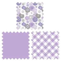 Bacati - Watercolor Floral Purple Gray Long Side Crib Rail Guard Cover -Bacati GUEST 80c3b94b b58f 4c57 942a 3633616be9a4 1