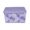 Bacati - Watercolor Floral Purple/Gray Fabric Storage Toy Chest -Bacati GUEST 81e6cd60 9fef 4c54 b9af beae2605f8ff