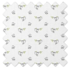 Bacati - Happy Monkeys Gray Muslin 100 Percent Cotton Universal Baby US Standard Crib Or Toddler Bed Fitted Sheet 9 Bacati - Happy Monkeys Gray Muslin 100 Percent Cotton Universal Baby US Standard Crib Or Toddler Bed Fitted Sheet -Bacati GUEST 828c3736 81a7 43c7 b578 60e5b5620e71 1