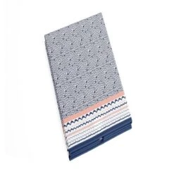 Bacati - Olivia Coral/Navy Collapsible Laundry Hamper -Bacati GUEST 83617946 6e6f 47fc aece f9bcd75955ba