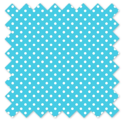 Bacati - Aqua Pin Dots 3 Pc Toddler Bed Sheet Set 7 Bacati - Aqua Pin Dots 3 Pc Toddler Bed Sheet Set - Image 5