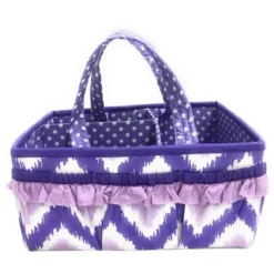 Bacati - Mix N Match Purple Storage Caddy