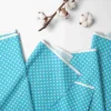 Bacati - Aqua Pin Dots 3 Pc Toddler Bed Sheet Set -Bacati GUEST 8ade19a9 7c16 43b9 aab3 30782327138d 1