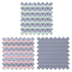Bacati - Emma Coral/Mint/Navy Triangles Muslin 4 Pc Toddler Bedding Set 15 Bacati - Emma Coral/Mint/Navy Triangles Muslin 4 Pc Toddler Bedding Set -Bacati GUEST 8b743509 03a8 45a0 b610 45684b060fa5