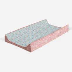 Bacati - Sophia Paisley Aqua/Coral Floret Changing Pad Cover -Bacati GUEST 8bc4e0ba 81ad 4a03 a5ae bc332a4fba2e