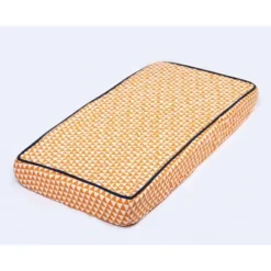 Bacati - Liam Orange Triangles Quilted Muslin Changing Pad Cover -Bacati GUEST 8dde117e 1225 4638 b35c 93a150097b78