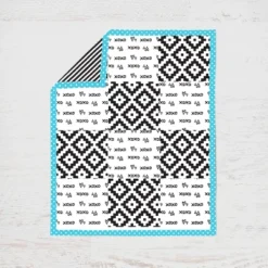 Bacati - Love Black Turquoise 4 Pc Crib Bedding Set With Diaper Caddy 12 Bacati - Love Black Turquoise 4 Pc Crib Bedding Set With Diaper Caddy -Bacati GUEST 93d6f56c 7250 4ae5 82ca 2cf996f151cf