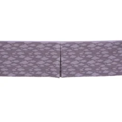 Bacati - Clouds In The City Gray Clouds Crib/Toddler Bed Skirt -Bacati GUEST 9474035f 1ba0 4243 af34 d89bee781c9b