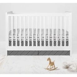 Bacati - Love Black Gold 10 Pc Crib Bedding Set With 2 Crib Fitted Sheets -Bacati GUEST 98c86db3 e066 4c06 94c7 aa142ef08d28