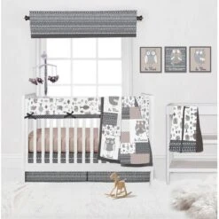 Bacati - Owls Gray/Beige Neutral Musical Mobile -Bacati GUEST 99de08c7 862b 4622 a06d f58eb5251b3e