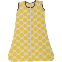 Bacati - Ikat Dots Giraffe Yellow Grey Neutral 4 Pc Crib Set With Muslin Sleeping Sack -Bacati GUEST 9aaca5ac 21f6 4f00 bf73 a452bd729f57