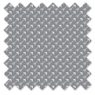 Bacati - Arrows Orange Gray Play Tent For Kids/Toddlers, 100% Cotton Percale Fabric Cover 7 Bacati - Arrows Orange Gray Play Tent For Kids/Toddlers, 100% Cotton Percale Fabric Cover - Image 5