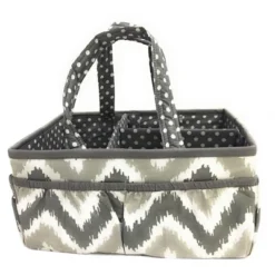 Bacati - Mix N Match Gray Storage Caddy -Bacati GUEST 9b2dce4d 24e8 4e34 bd71 60b92e4e2ef9