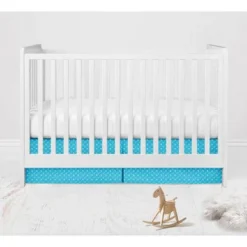 Bacati - Woodlands Forest Animals Aqua/Navy/Grey 3 Pc Crib Bedding Set -Bacati GUEST 9b4b94b6 c35a 42b5 b068 1f00c6092f85