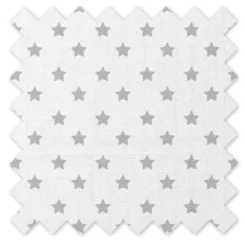 Bacati - Stars Gray Muslin 3 Pc Toddler Bed Sheet Set 100 Percent Cotton -Bacati GUEST 9db05c44 c5cd 482c 863c f806a93da9af 2