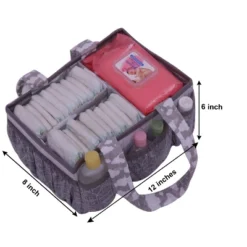 Bacati - Clouds In The City White/Gray Nursery Storage Caddy -Bacati GUEST a1f9c8eb 6cc4 4b51 9a04 cf10dbf17514