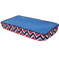 Bacati - MixNMatch Navy/Red Pin Dots Changing Pad Cover -Bacati GUEST a3a3ab8a 46fe 426f b80f 39ace4469376