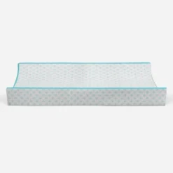 Bacati - Petals Quilted Muslin Changing Pad Cover Aqua 13 Bacati - Petals Quilted Muslin Changing Pad Cover Aqua -Bacati GUEST a8df8098 0815 45c5 9b0d f5566e888664