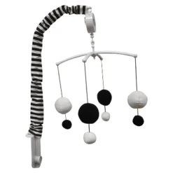 Bacati - Dots Stripes Black/White 10 Pc Crib Bedding Set With Long Rail Guard Cover -Bacati GUEST a9136192 366d 4b9a ac74 cc21def597cb