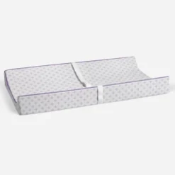 Bacati - Petals Quilted Muslin Changing Pad Cover Lilac -Bacati GUEST a9bb80cc c241 4a9e a9bc f7f6af86836e