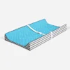 Bacati - Elephants Aqua/Lime/Gray Aqua Pin Dots Changing Pad Cover