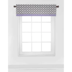 Bacati - Love Grey/Lilac Window Valance -Bacati GUEST b0a0571d 8215 48bc 816d 887bf2063f07