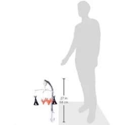 Bacati - Olivia Coral/Navy Musical Mobile