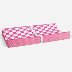 Bacati - MixNMatch Pink Large Dots Changing Pad Cover -Bacati GUEST b5677025 7c6c 43b8 a36b 345a857c5b67