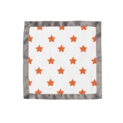 Bacati - Basketball Orange/Gray Muslin 2 Pc Security Blankets -Bacati GUEST b56fc890 ba2b 4bfe 830b bdd985a643a7