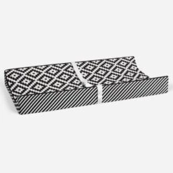 Bacati - Love Black/White Warp Stripes Changing Pad Cover 12 Bacati - Love Black/White Warp Stripes Changing Pad Cover -Bacati GUEST b622cdd9 399a 4c7f 962a b98b65c4574e