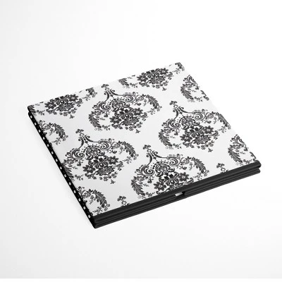 Bacati - Classic Damask White/black Storage Box Large 6 Bacati - Classic Damask White/black Storage Box Large - Image 4