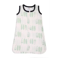 Bacati - Noah Muslin Mint Navy 4 Pc Crib Bedding Set With Sleeping Bag -Bacati GUEST bbdda772 8537 4c74 8d25 81bddaa381b4