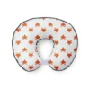 Bacati - 3 Pc Playful Fox Orange Gray Hugster Feeding & Infant Support Nursing Pillow