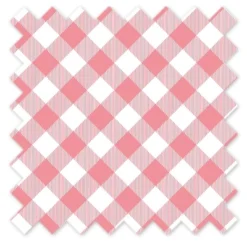 Bacati - Check Plaids Printed Coral Cotton Printed Single Window Curtain Panel -Bacati GUEST bd5b2b9b b4a0 4ead be6e 5a10d49e83e3