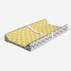Bacati - Ikat Zigzag Yellow Dots Muslin Changing Pad Cover -Bacati GUEST c0de3532 d322 4351 804f 70936a367d03