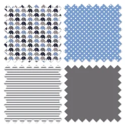 Bacati - Elephants Blue Navy Gray 3 Pc Toddler Bed Sheet Set 9 Bacati - Elephants Blue Navy Gray 3 Pc Toddler Bed Sheet Set -Bacati GUEST c5118a5e 0860 47a7 9a66 0c60ac249c70 2