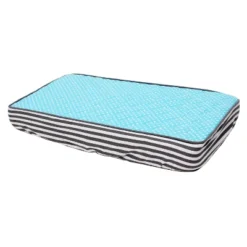 Bacati - Elephants Aqua/Lime/Gray Aqua Pin Dots Changing Pad Cover -Bacati GUEST c554a068 79b1 4c42 ae8a b9e9cbd5c11b