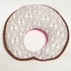 Bacati - 3 Pc Damask Pink/chocolate Hugster Feeding & Infant Support Nursing Pillow -Bacati GUEST c5dd89ec b0f3 4500 97f1 57a311db7b89